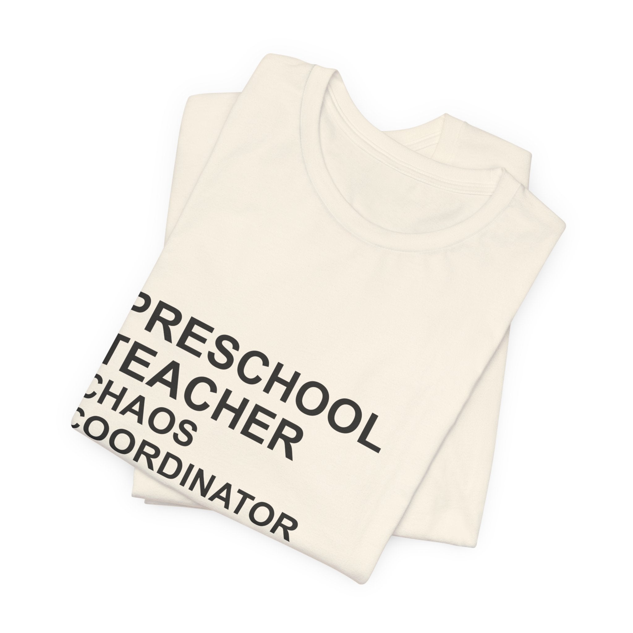 PRESCHOOL TEACHER CHAOS COORDINATOR T-Shirt — Funny Gift