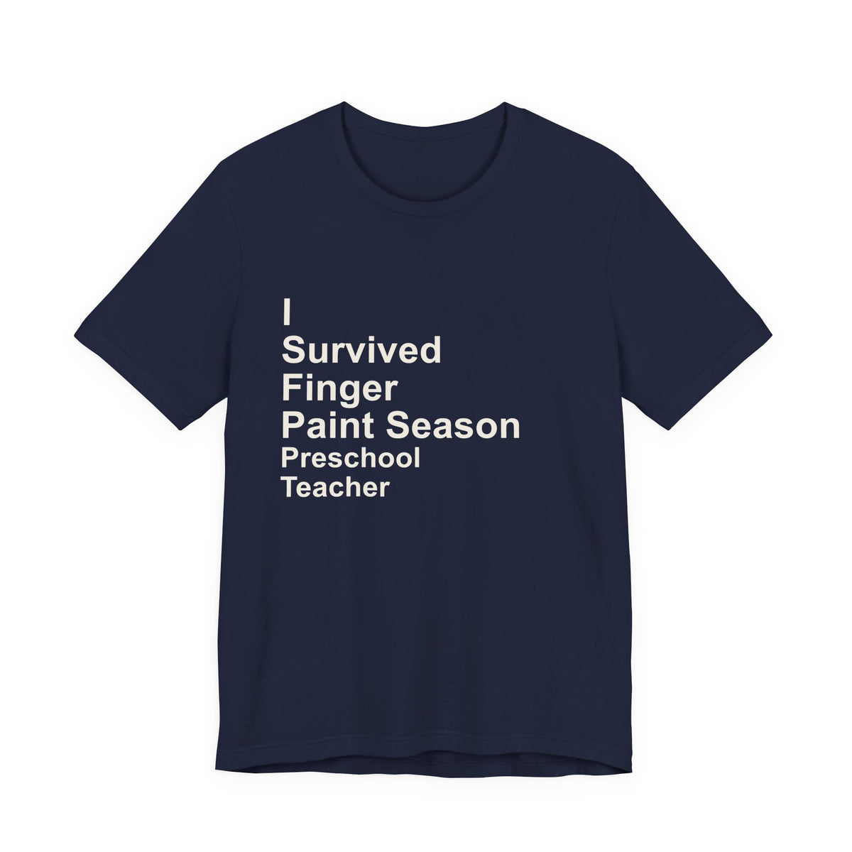 I Survived Finger Paint Season T-Shirt — Funny Preschool Gift