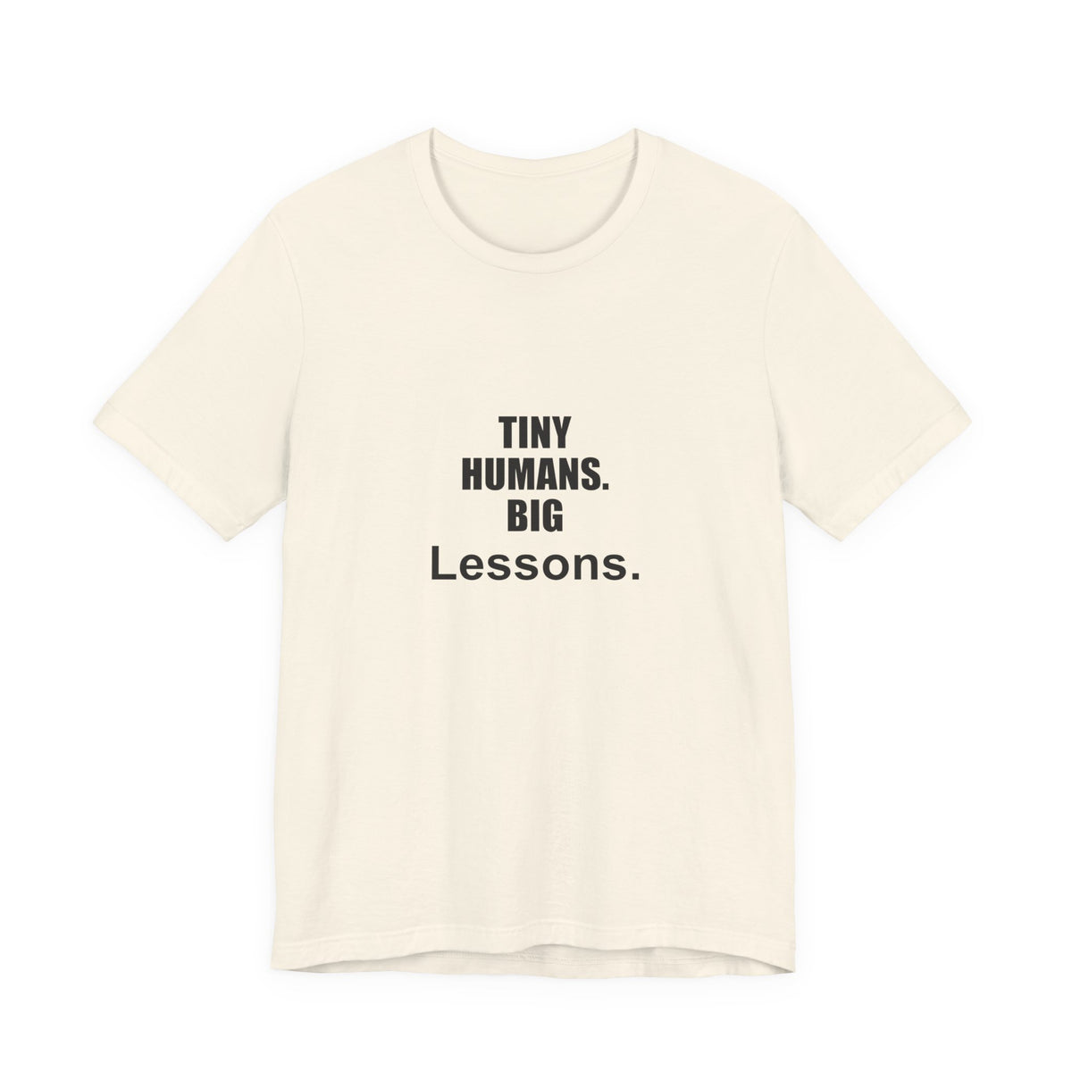 Tiny Humans. Big Lessons. Preschool Teacher Gift T-Shirt