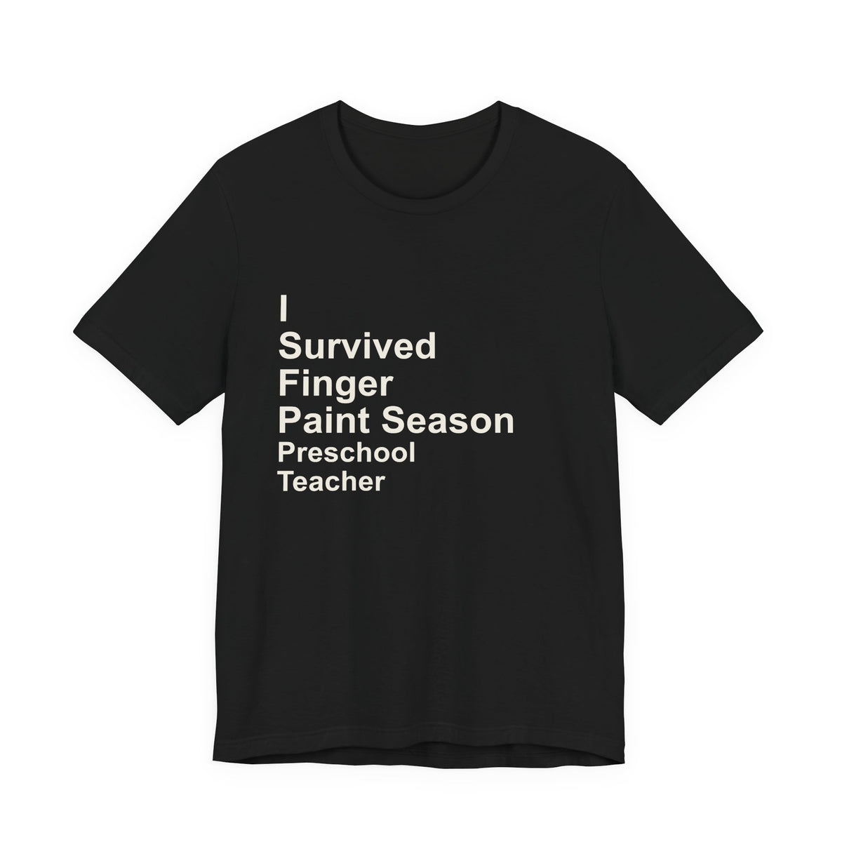 I Survived Finger Paint Season T-Shirt — Funny Preschool Gift